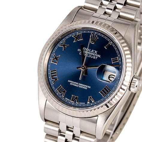 rolex 16234 blue dial|Rolex datejust ref 16234.